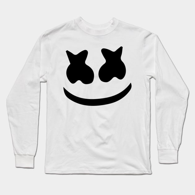 Marshmello Face Long Sleeve T-Shirt by padune